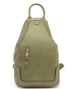 Fashion Sling Backpack AD2766 LIGHT OLIVE